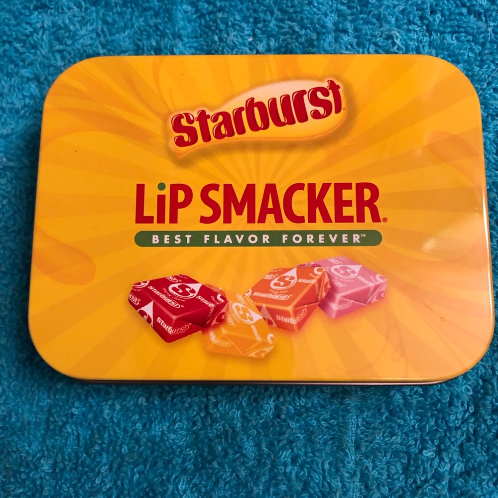 Starburst set of 4 lip smackers in metal tin